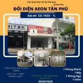 Cho thuê nhà Mặt Tiền Ngay AEON Tân Phú 160m2, 35 triệu, Ngang 8M